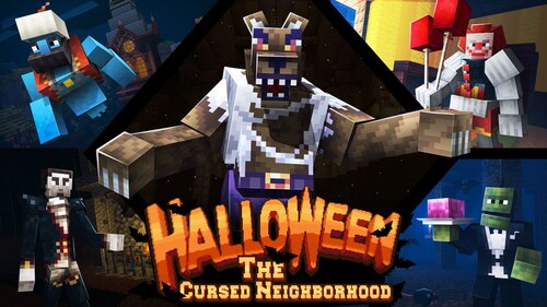 Cover art for the cursed neighborhood map, depicting a spooky bear.